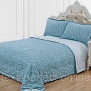 Комплект постельного белья с одеялом KAZANOV.A - Велия (мави), евро фото