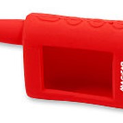 Силиконовый чехол, для пультов сигнализаций Scher-Khan Magicar A/B (красный) фотография