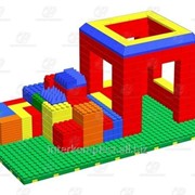Архитектурный набор GigaBloks для группы детского сада 2-3 лет фотография