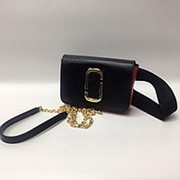 Женская сумка Marc Jacobs (на пояс/на плечо) черная фото