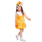 Карнавальный костюм для детей Пуговка Лиса Асолька детский, 26 (104 см) фотография