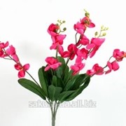 Букет / Ветка орхидеи / 5 веток / 0,5 м / 20 цветков / 15 листьев / Малиновый e33197