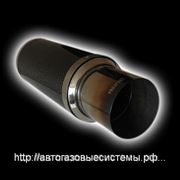 Универсальный глушитель “Carbon classic“, “обожженный“ край, o 61 мм, RS-03364 фото