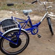 Электровелосипед Комфорт Синий фото