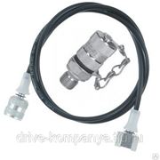 DN2 РВД манометра М16х2 - 1/4'' BSP - L 150 (THM162G14150) фотография