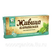 Живица “Алтайская“ с пчелиным воском и мятой, блистер № 4 х 0,8 г, т. м. “Алтайский нектар“ фото