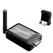 DIAMOND WPCTVPRO - Беспроводной удлинитель с PC к телевизору интерфейс HDMI / VGA разрешение 1080P фото