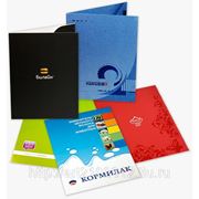 Папки с вырубным клапаном