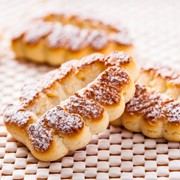 Творожка - ароматное песочное печенье в сахарной пудре фото