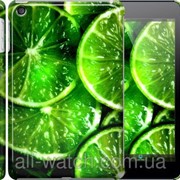 Чехол на iPad mini 3 Зелёные дольки лимона “852c-54“ фото