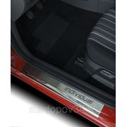 Накладки на пороги с надписью Peugeot 208 5D фото