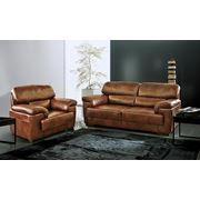 Набор мебели Онтарио (кожа) диван + два кресла фотография