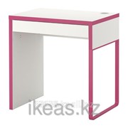 Письменный стол белый, розовый МИККЕ фотография
