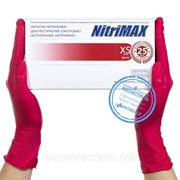 Перчатки NitriMax Красные арт.756 XS /50 пар/ фотография