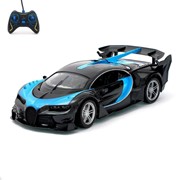 Машина радиоуправляемая «Широн», открываются двери, работает от батареек, цвет синий фото