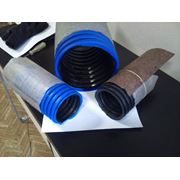 Дренажные перфорированные трубы диаметром от 110 до 200 мм в геотекстильном фильтре фото