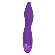 Фиолетовый вибромассажер Aura Wand - 21,5 см. фото