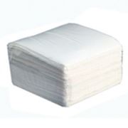 Салфетки бумажные однослойные целлюлозные Белые (100 шт./уп. 110 г) фото