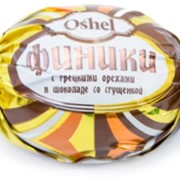 Финик с орехами и сгущенкой в шоколаде