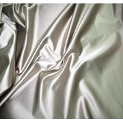 Ткань атлас - сатин белая фото