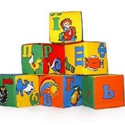Детские игрушки. Набор кубиков. Украинский алфавит.