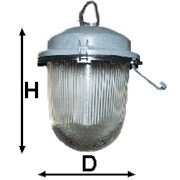 НСП 02-100 светильник крепление на крюк без решетки фото