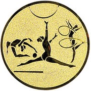 Эмблема “Художественная гимнастика“ 141-25 золото фотография