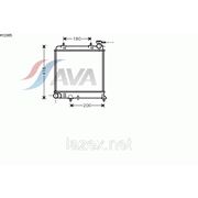 Радиатор системы охлаждения МКПП\ Hyundai Accent 1.3/1.5/1.6 00> фото