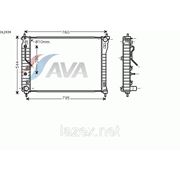 Радиатор системы охлаждения АКПП\ Opel Antara, Chevrolet Captiva 2.4-3.2i 06> фото