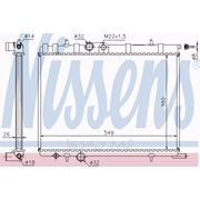 Радиатор системы охлаждения\ Citroen C4, Peugeot 307 1.4 03> фотография
