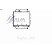 Радиатор системы охлаждения АКПП\ Chrysler PT Cruiser 2.0-2.4i 16V 00-09 фото