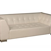 Диван Верди . Минималистичный монолитный двухместный диван с пикованной обивкой. фото