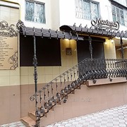 Козырьки с элементами ковки Николаев, Одесса, Херсон фото