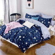 Комплект постельного белья полуторное со звездами фото