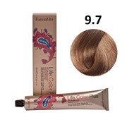 Крем-краска для волос Farmavita Life Color Plus 9.7 светлый блондин коричневый кашемир, 100 мл фотография
