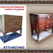 Реставрация антикварной деревянной мебели фотография