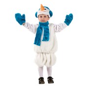 Детский карнавальный костюм Снеговик фото