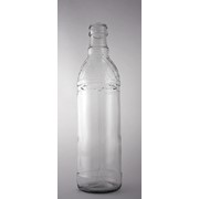 Стеклянная бутылка под розлив водки, прозрачное стекло, 500 мл, вид 9 фото