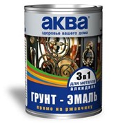 Грунт-эмаль Аква 3в1 серая фотография