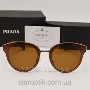 Женские солнцезащитные очки Prada spr 11 коричневый цвет фотография