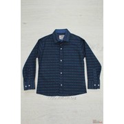 Темно-синяя рубашка для мальчика. A-yugi т16-323(18056) в
