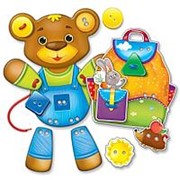 Vladi-Toys ПИМ Игры с пуговками + шнуровка 1307-10 Медвежонок фотография