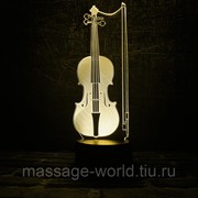 Светильник 3D 3DTOYSLAMP Скрипка фото