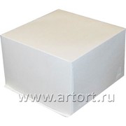Коробка для торта на 2 кг белая 280*280*130