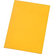 Доска разделочная 500х350х18 желтый полипропилен фотография