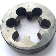 Плашка М45х3,0, 9ХС, мелкий шаг, 90/22 мм, СССР. фото