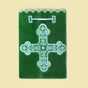 Дароносица №2 зеленый бархат, вышивка Арт. ХО4961 фото