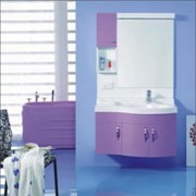 Сиреневая мебель для ванной комнаты фото