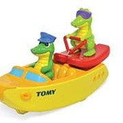 TOMY UK LIMITED Игрушка для ванной Крокодил на лодке (E72358)