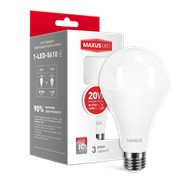LED лампа MAXUS A80 20W 4100K 220V E27 (1-LED-5610) фотография